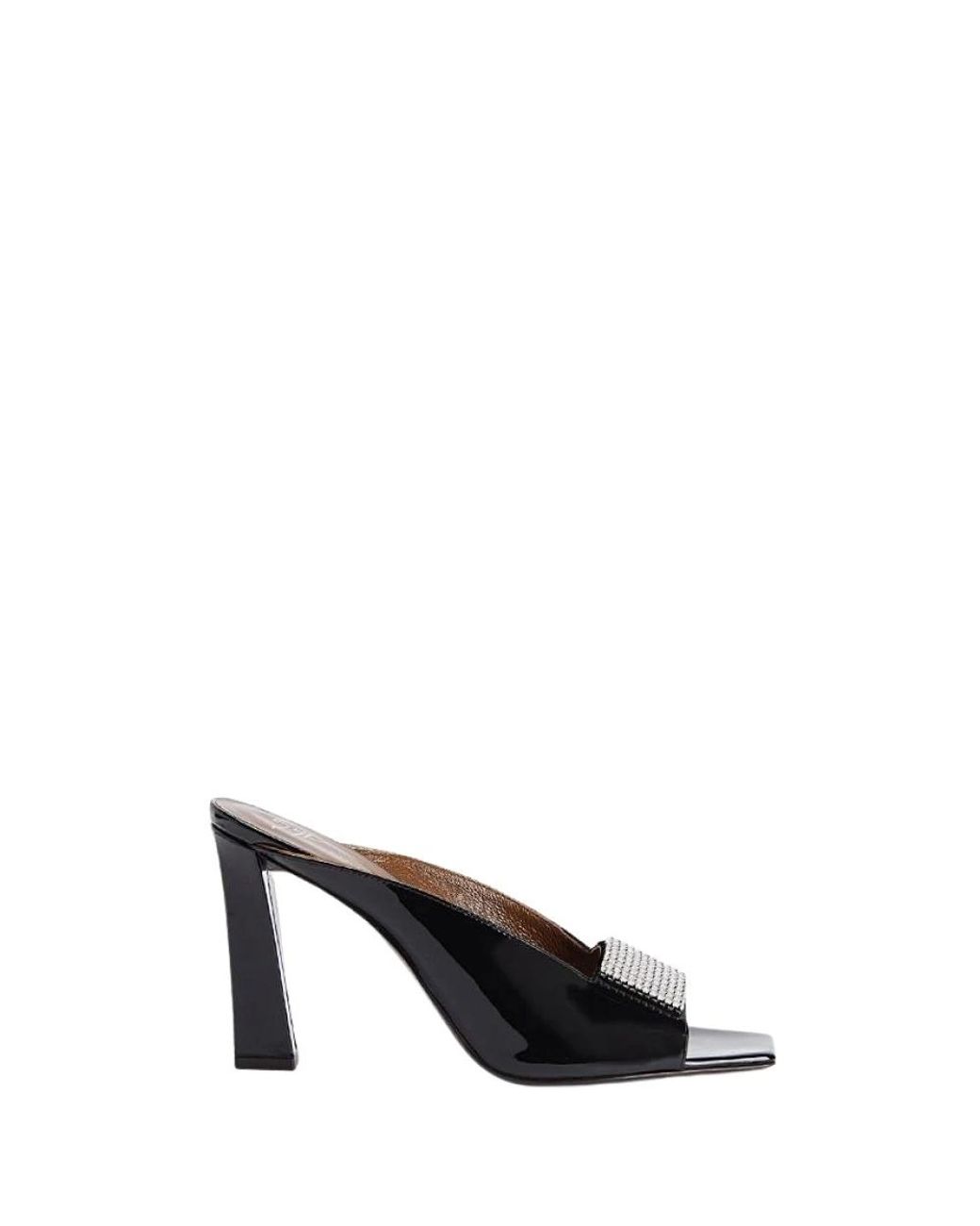 Giuseppe Zanotti Black Heeled Mules