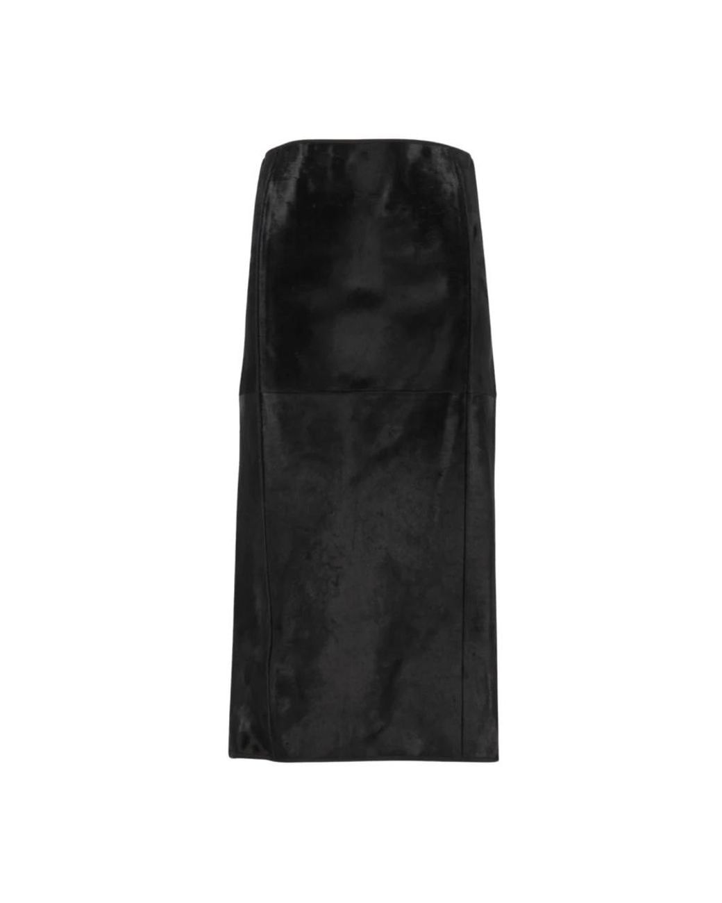 DURAZZI MILANO Black Leather Skirts