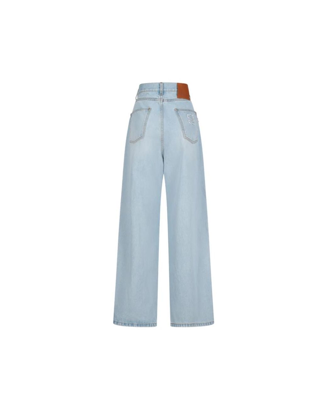 GIUSEPPE DI MORABITO Blue Wide Jeans
