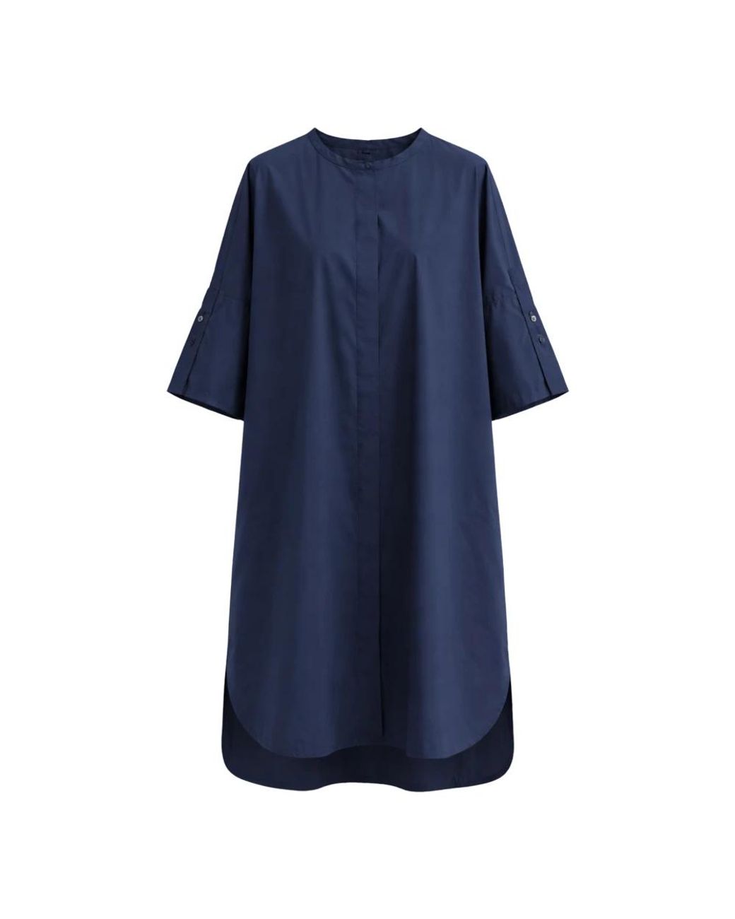 Pomandère Blue Shirt Dresses