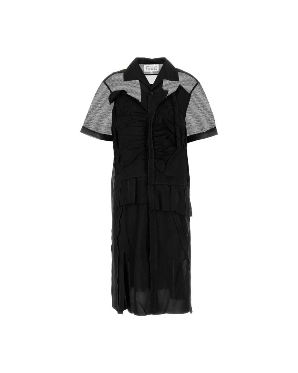 Maison Margiela Black Shirt Dresses