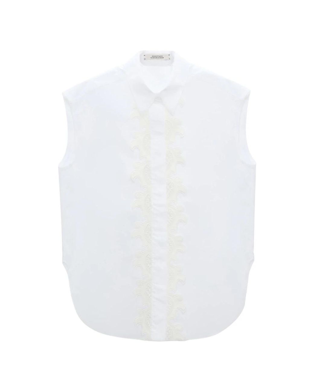 Dorothee Schumacher White Sleeveless Tops