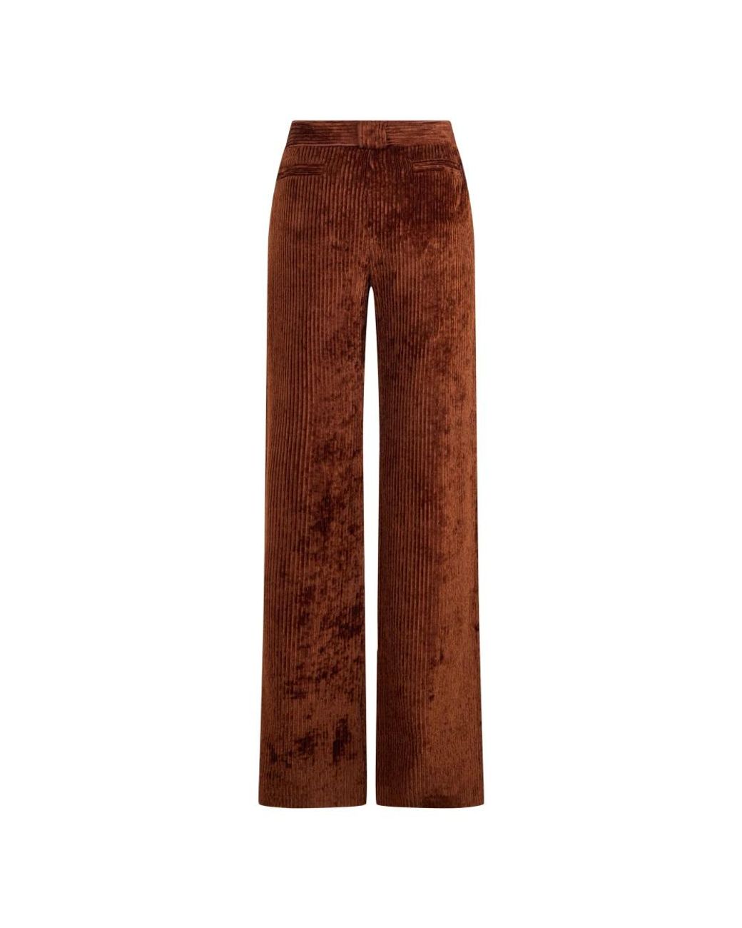 Alberta Ferretti Brown Wide Trousers
