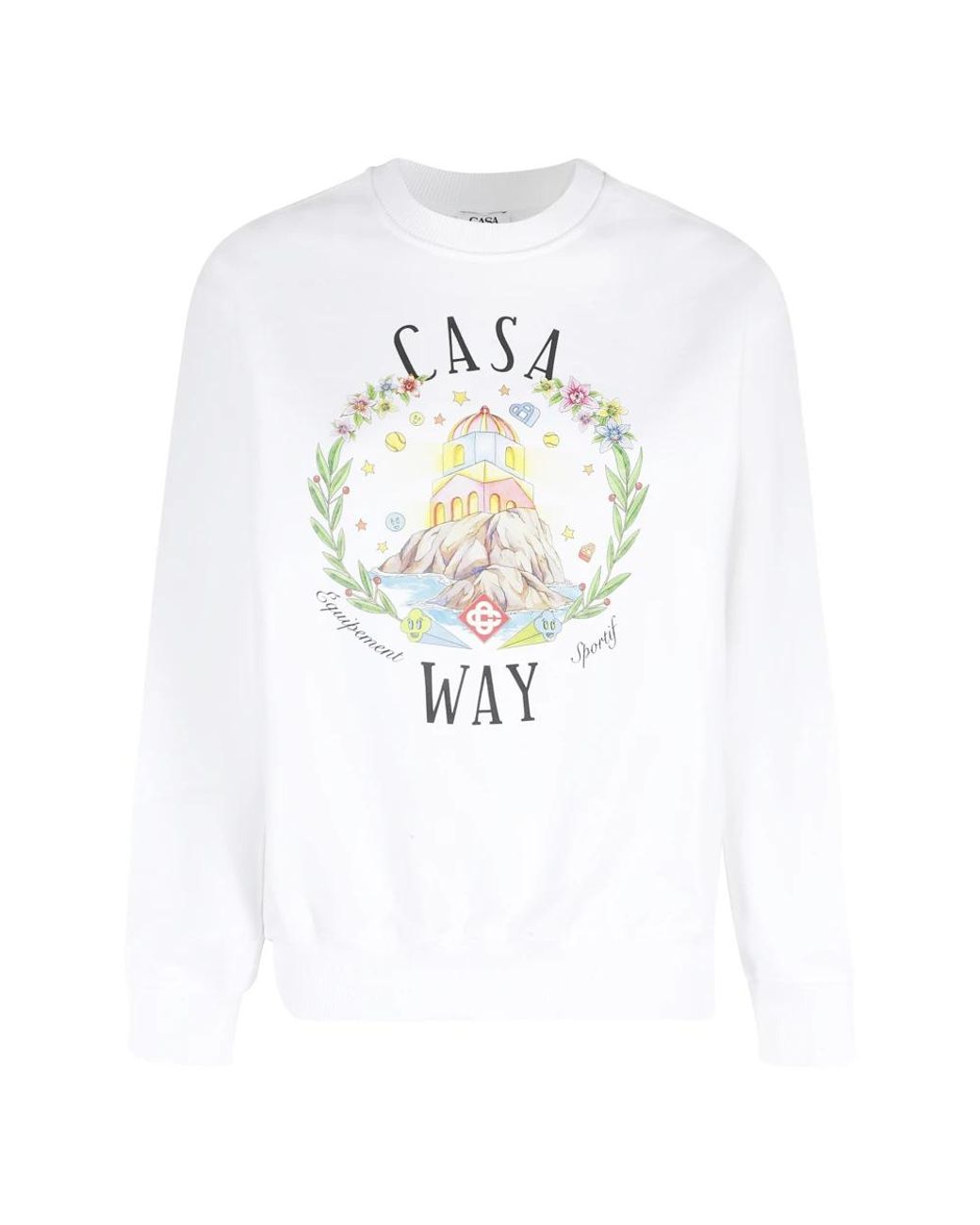 Casablanca White Sweatshirts