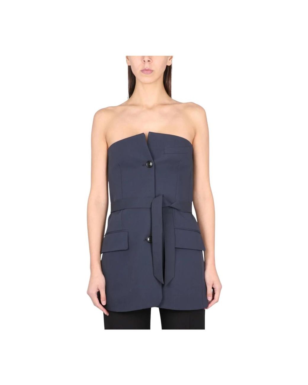 Our Legacy Blue Sleeveless Tops