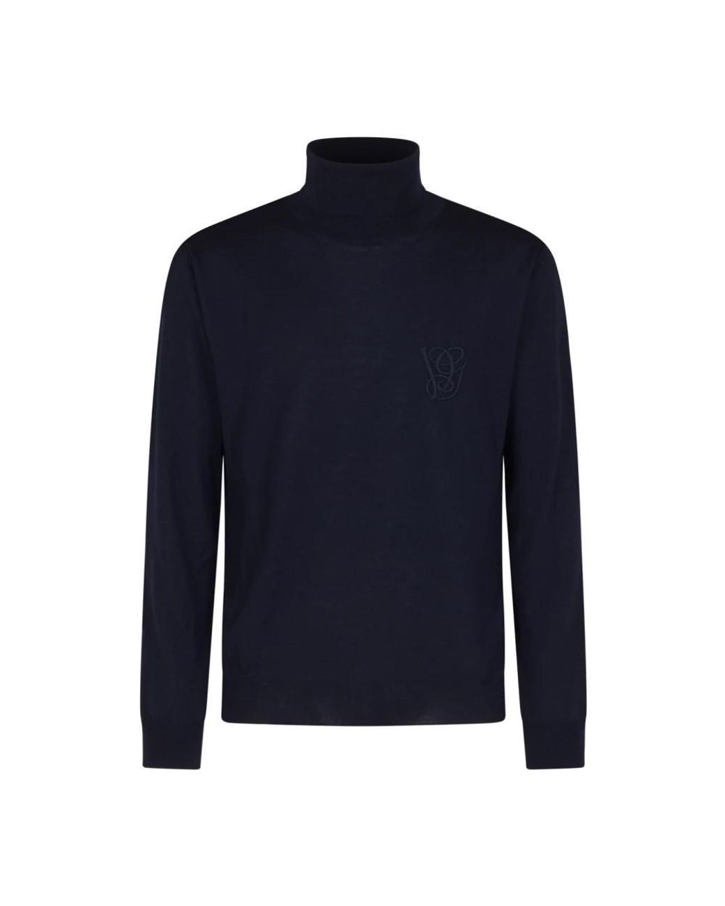 Valentino Truien & Vesten ,Blauw ,Wol Geborduurd Wollen Overhemd in het Blue voor heren