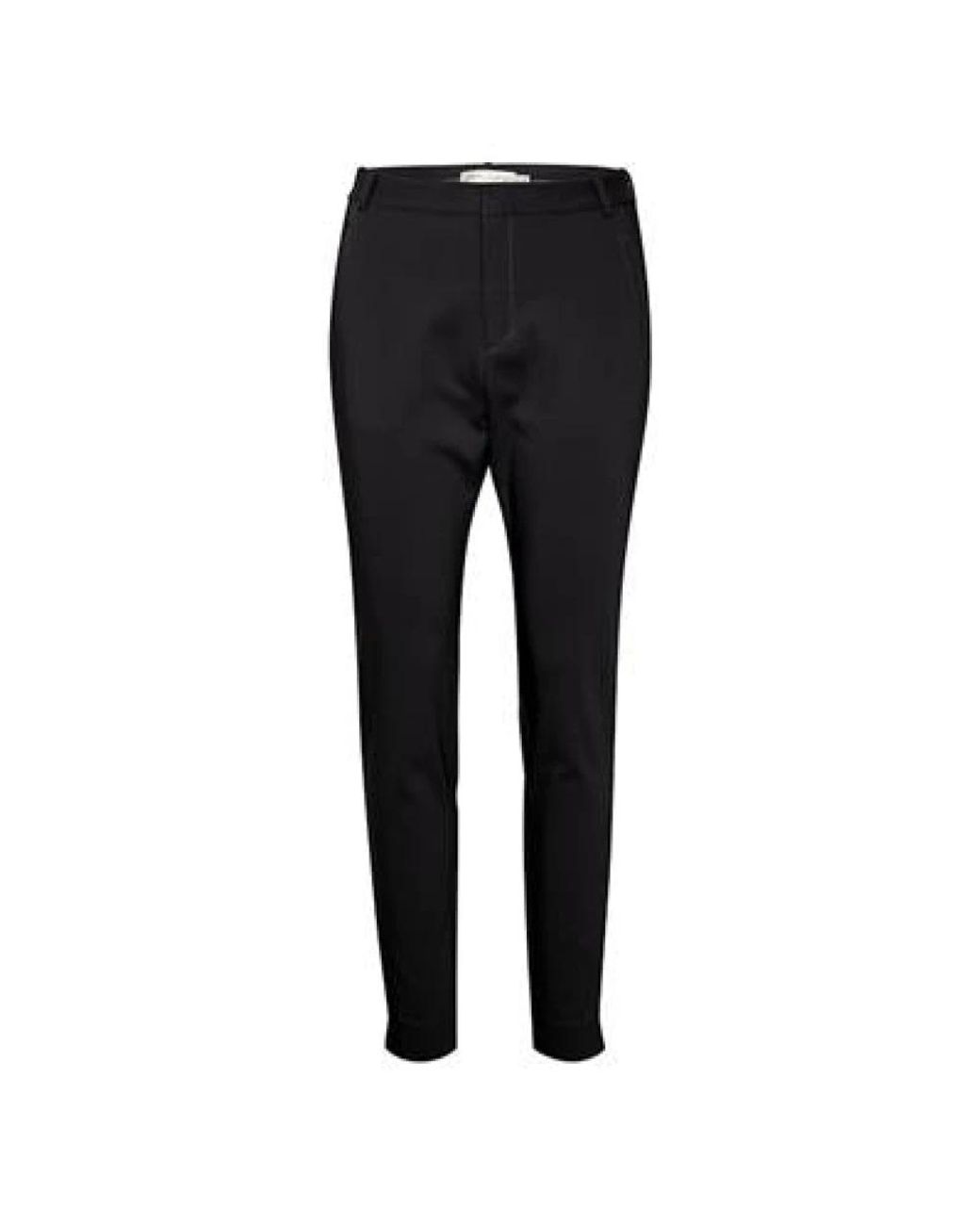 Inwear Broeken ,Zwart ,Katoen Vanessa Iw Pant in het Black