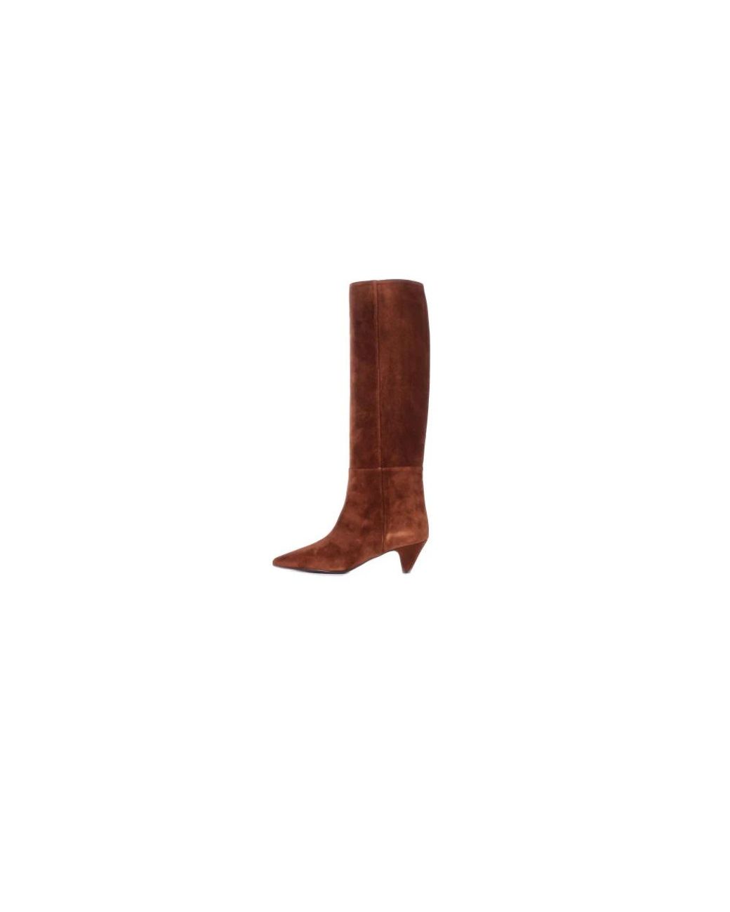 Anna F. Brown Heeled Boots