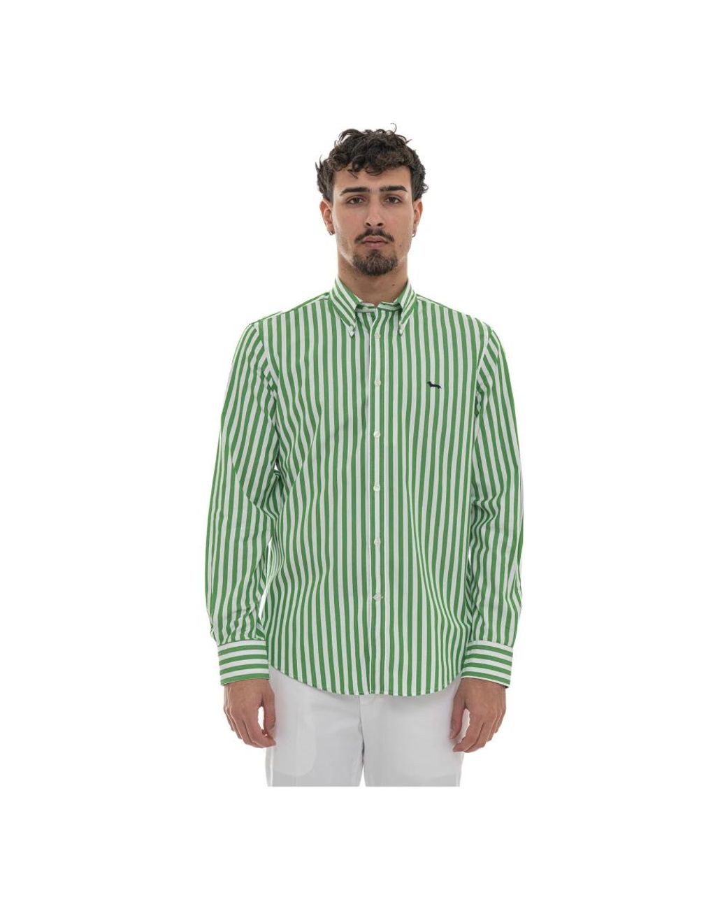 Harmont & Blaine Green Casual Shirts for men