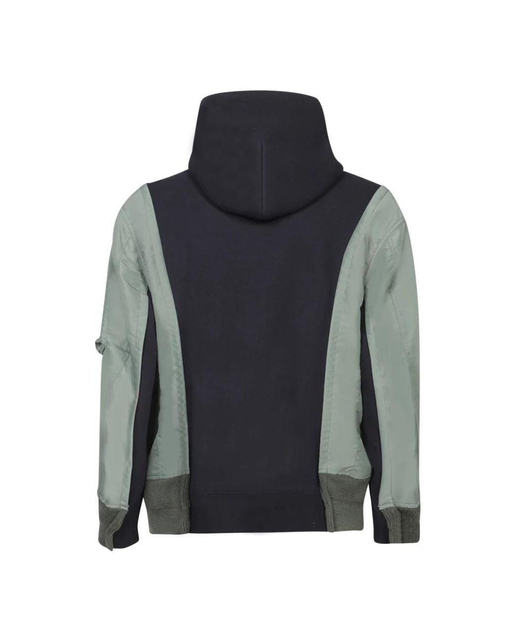 Sacai Blue Zip-Throughs for men