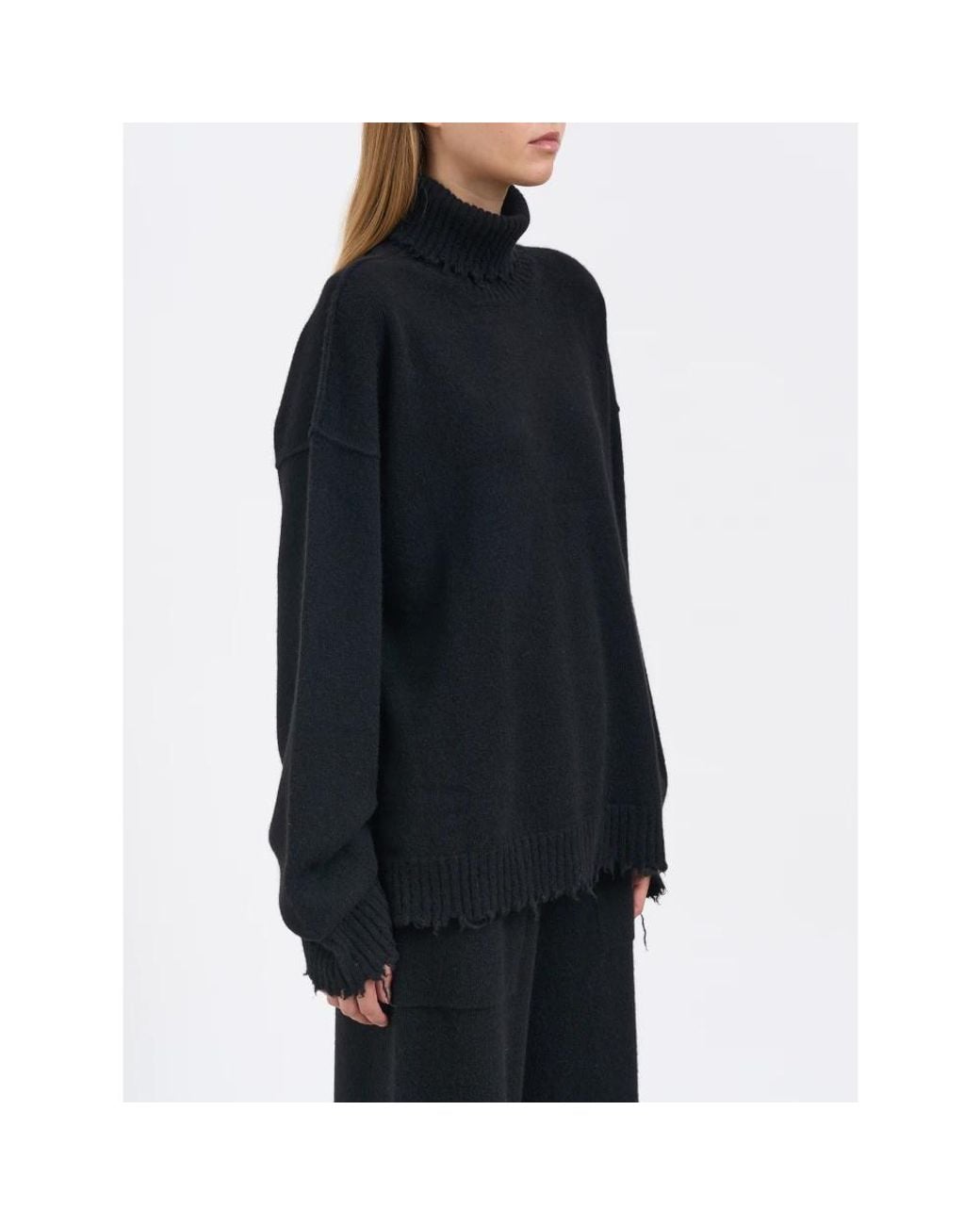 Uma Wang Black Turtlenecks