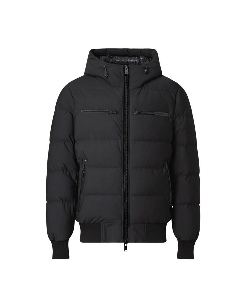 Moose Knuckles Black Winter Jackets for men