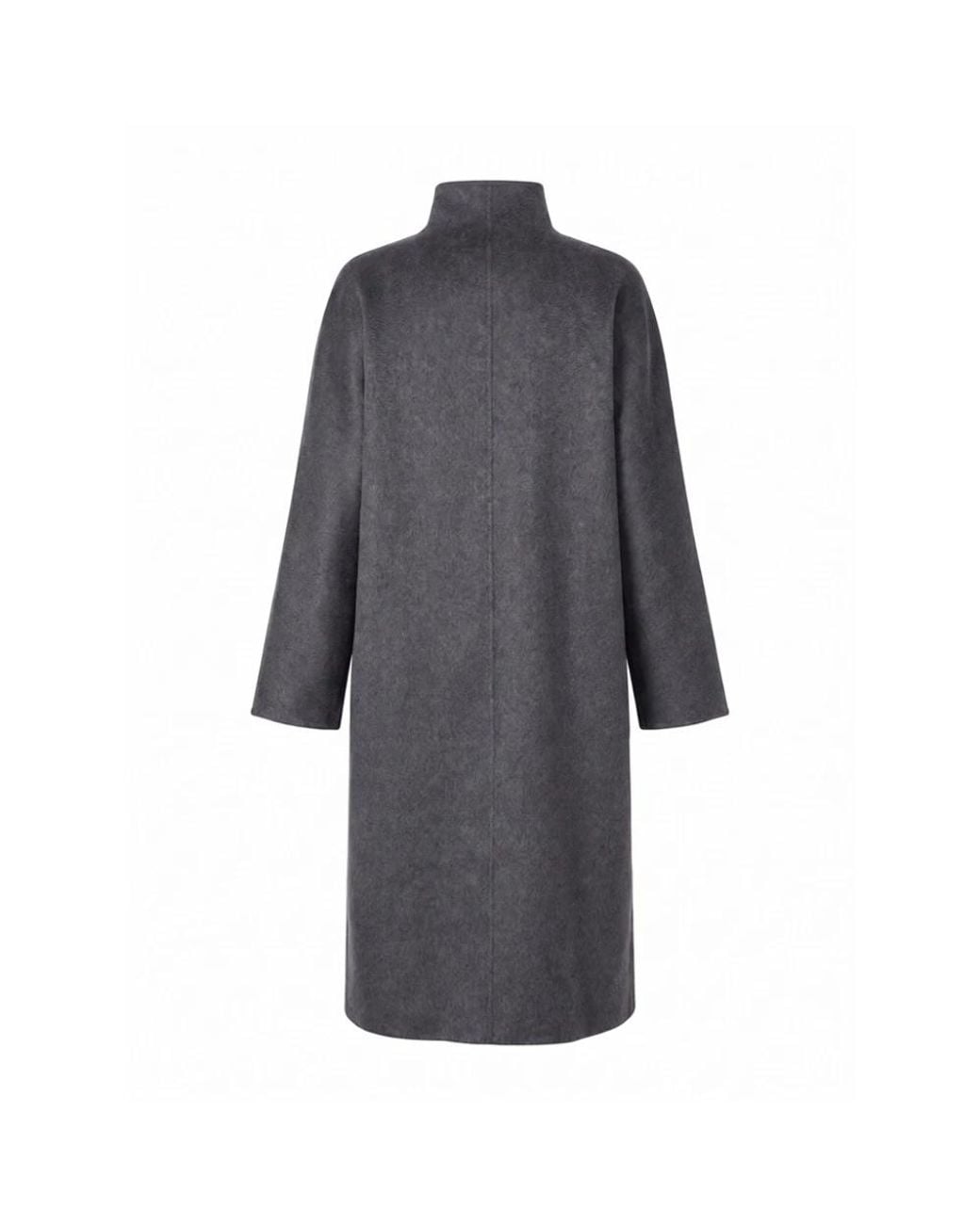 Max Mara Gray Single-Breasted Coats