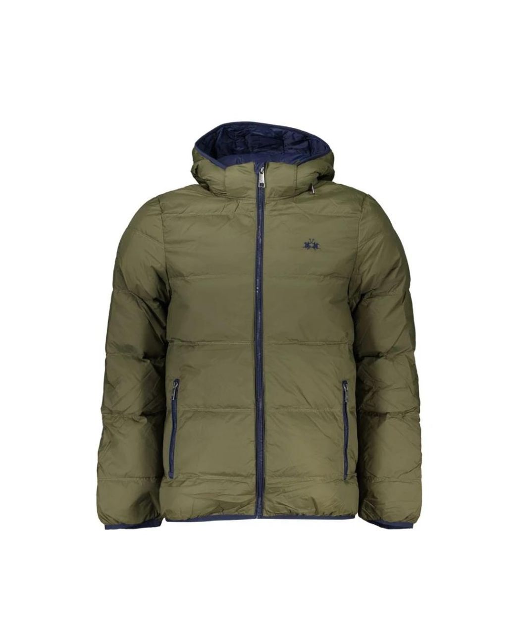 La Martina Green Winter Jackets for men