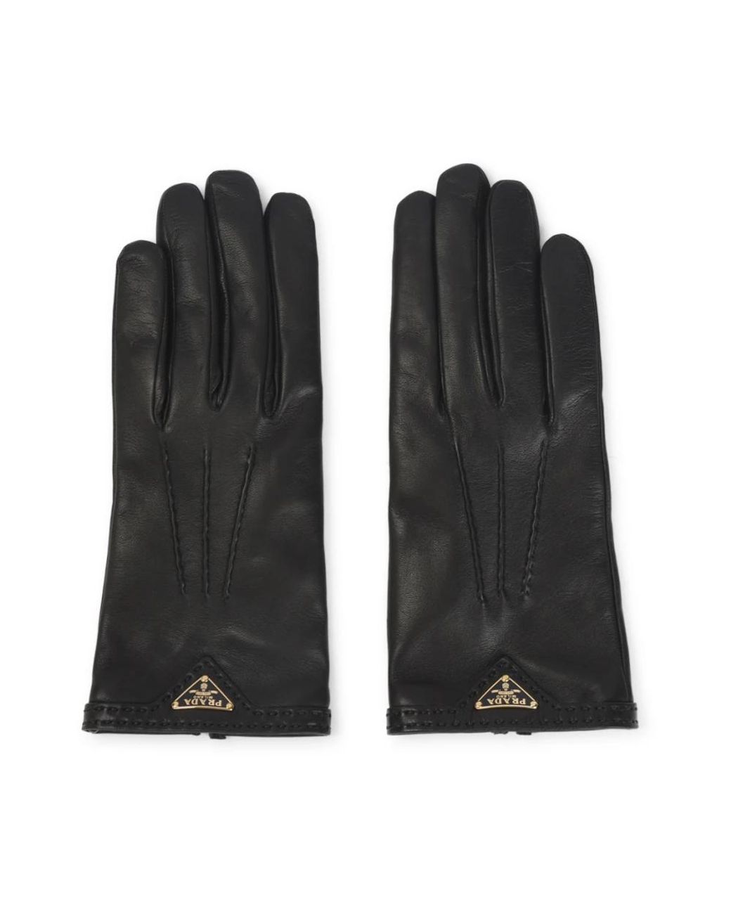 Gloves Prada de color Black