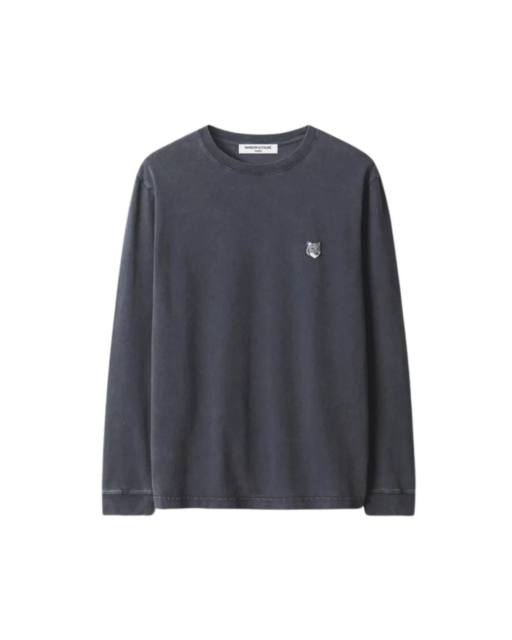 Maison Kitsuné Blue Long Sleeve T-Shirts for men