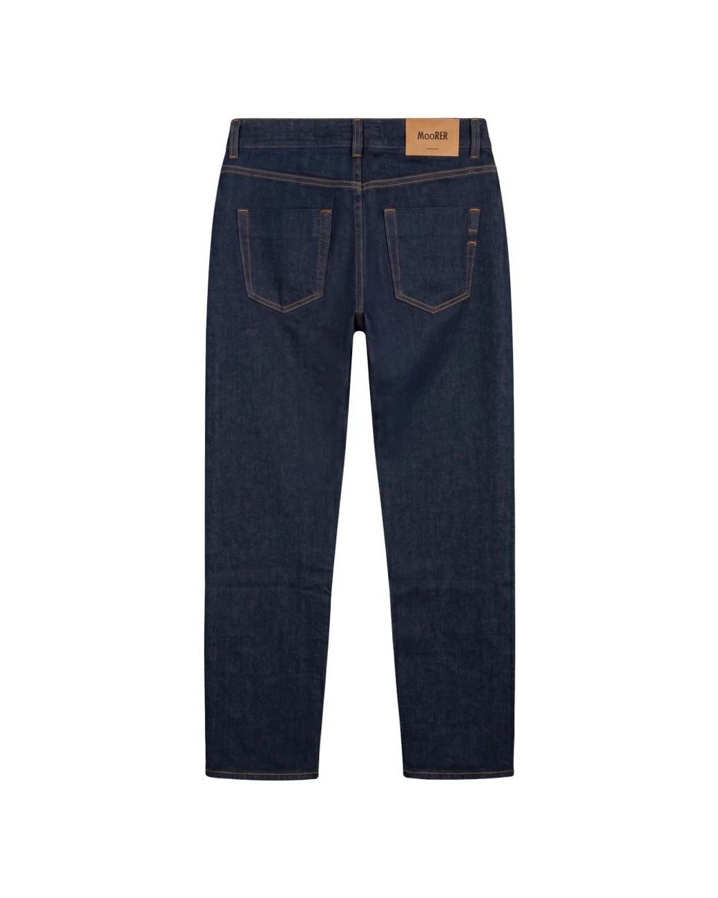 Moorer Blue Straight Fit Jeans