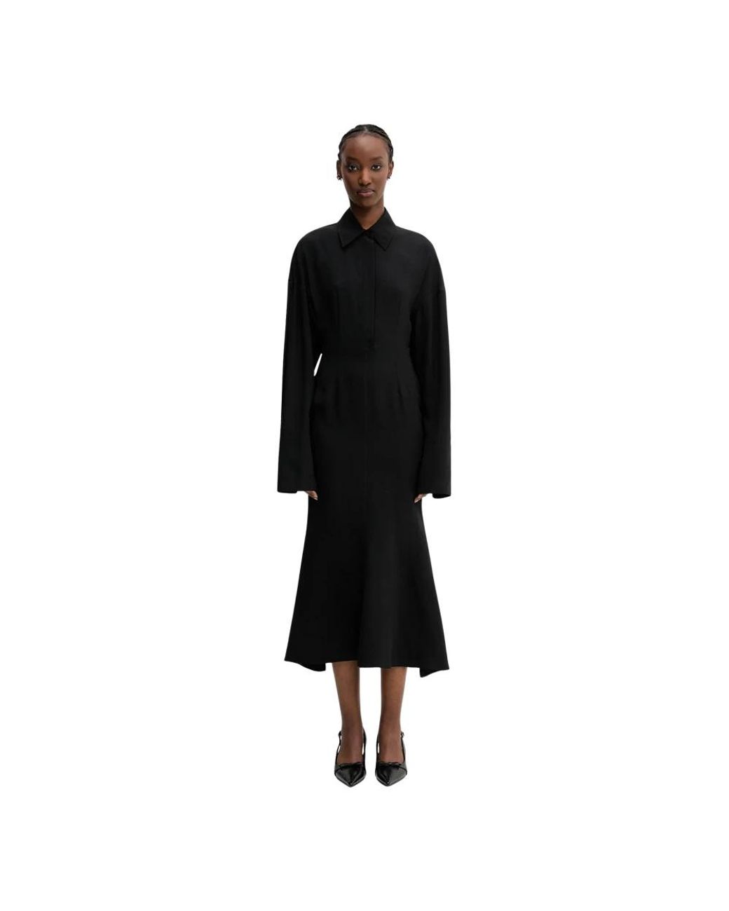 Sportmax Maxi Jurk in het Black
