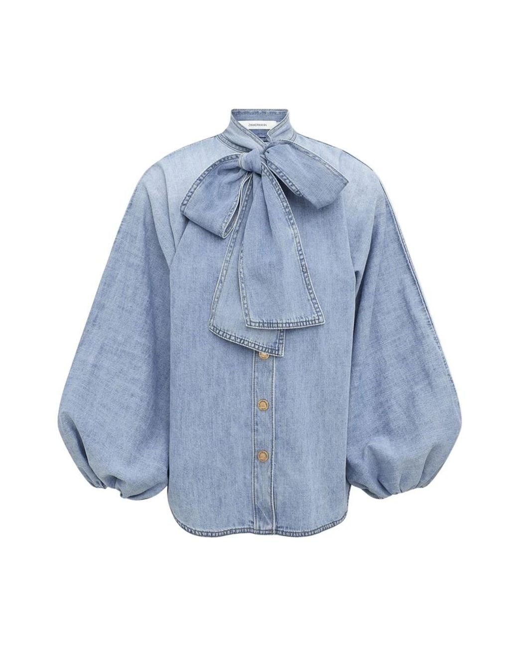 Denim Shirts Zimmermann de color Blue