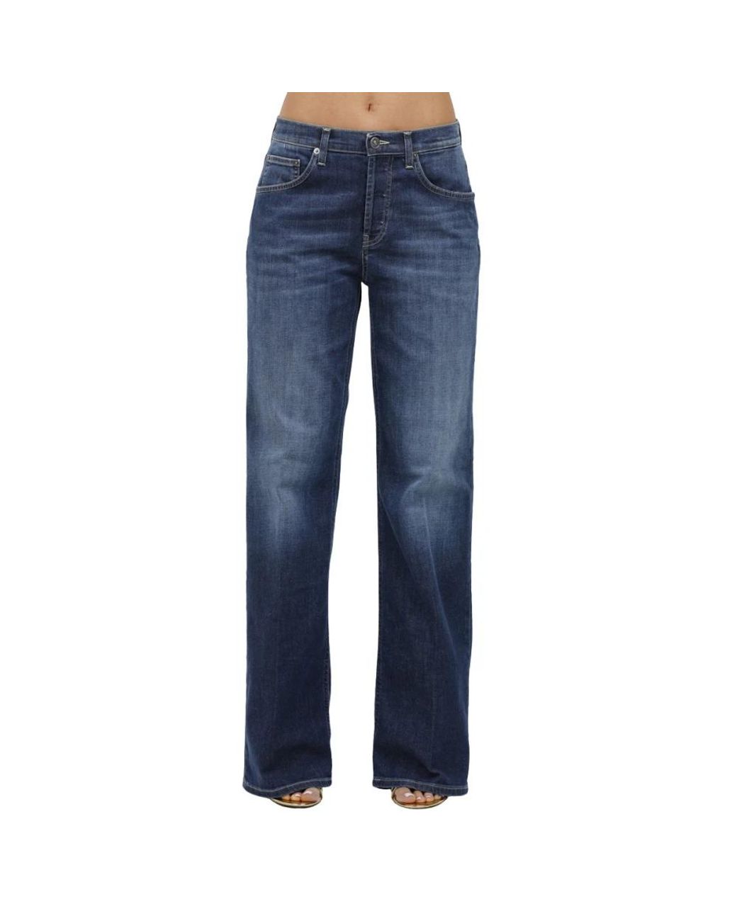 Dondup Blue Wide Jeans