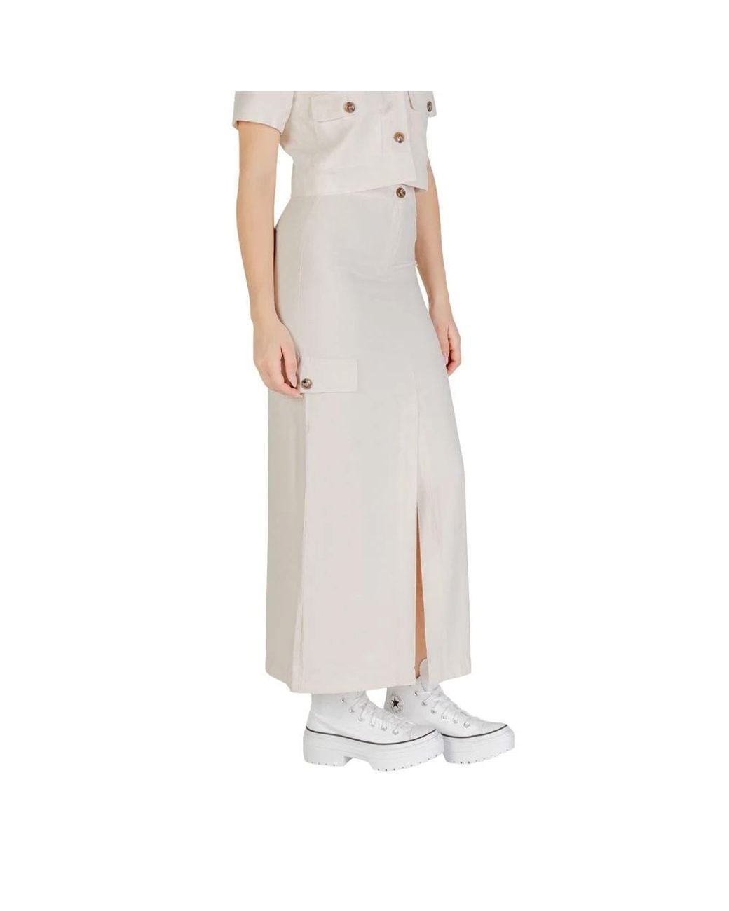 Jacqueline De Yong White Maxi Skirts