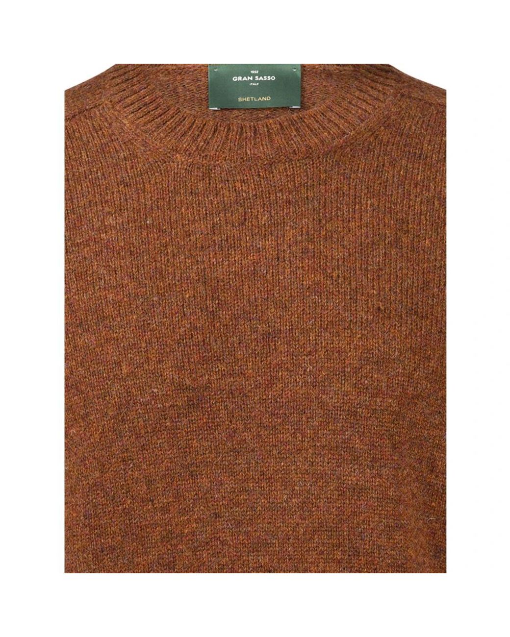 Gran Sasso Brown Round-Neck Knitwear for men