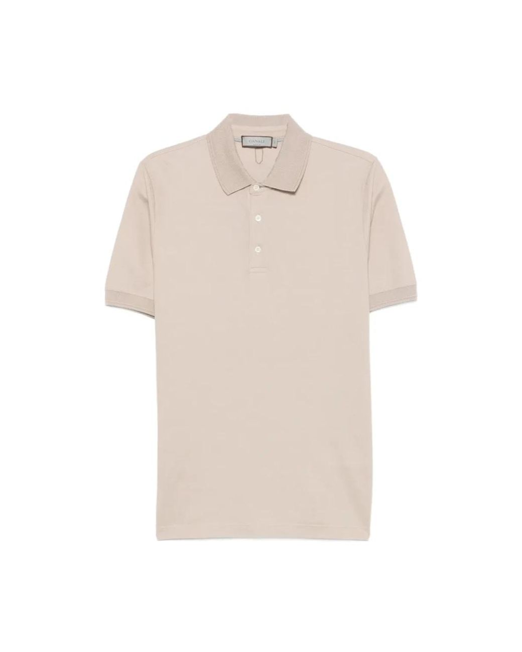 Canali Tops ,Polo Mc in het Natural voor heren