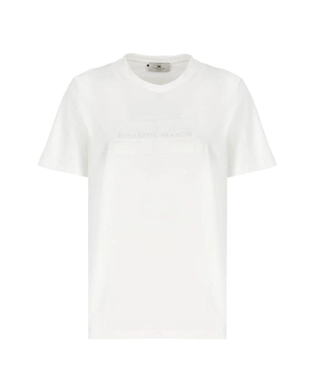 Elisabetta Franchi White T-Shirts