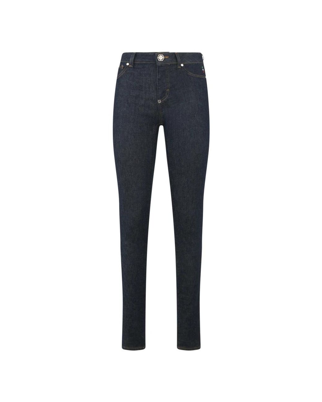 Philipp Plein Blue Skinny Fit Jeans
