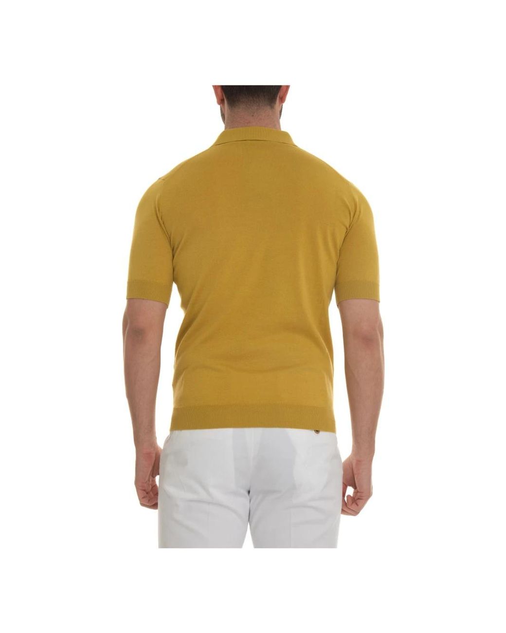 hindustrie Yellow Polo Shirts for men
