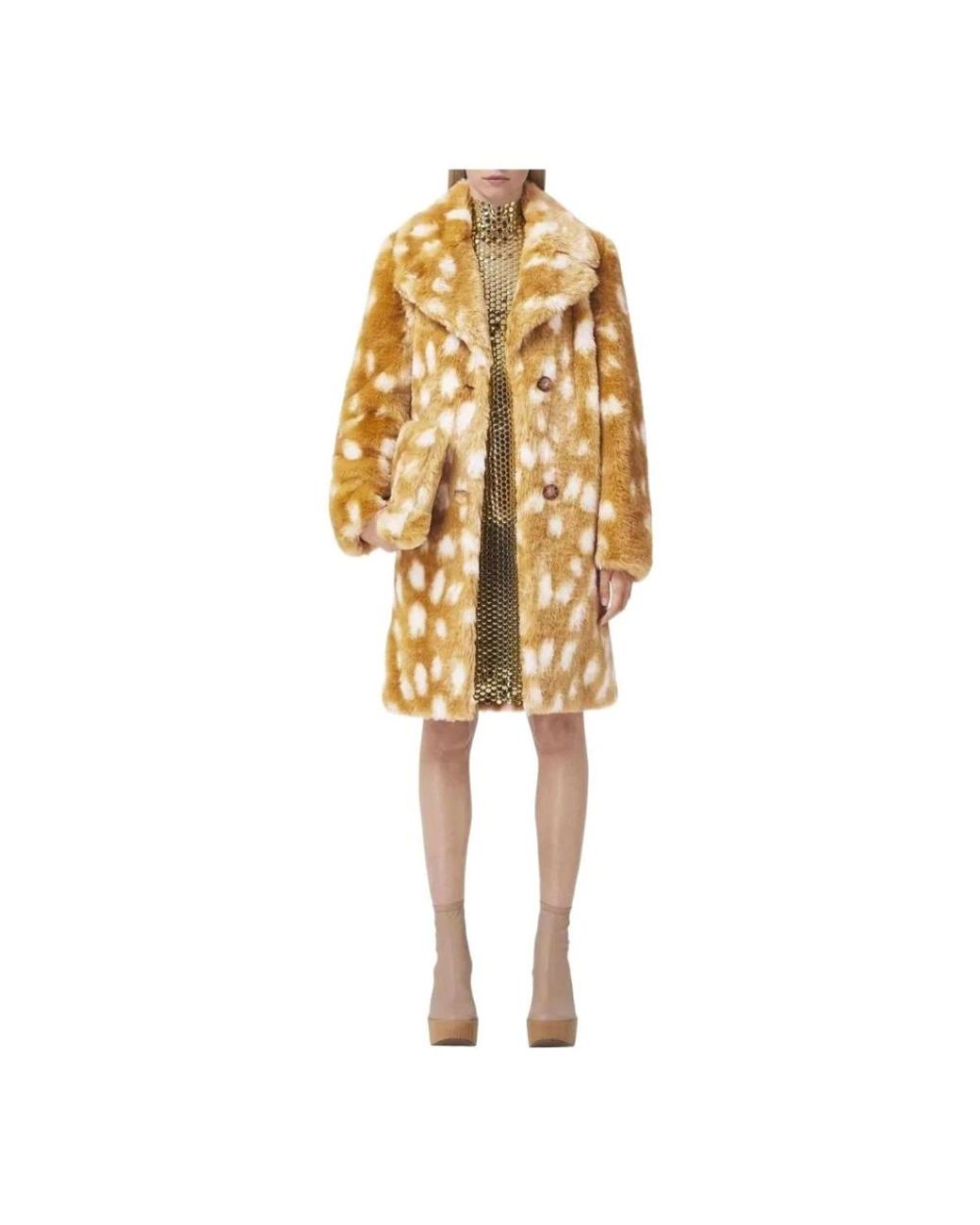 Burberry Metallic Faux Fur & Shearling Jackets