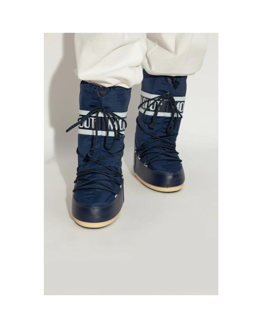 Moon Boot Blue Winter Boots