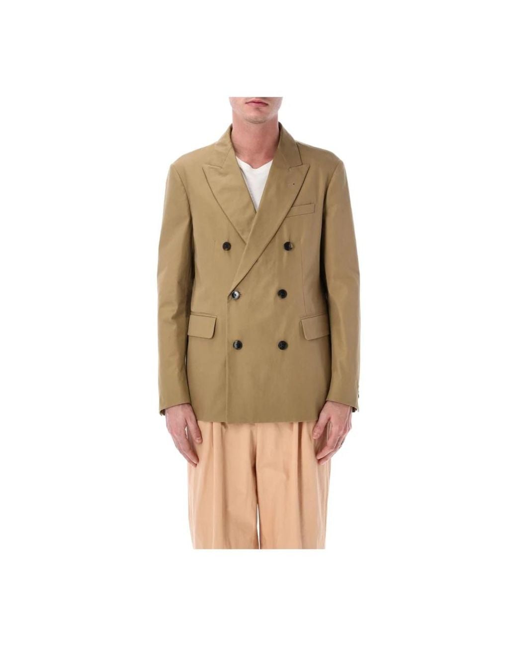 Dries Van Noten Natural Blazers for men