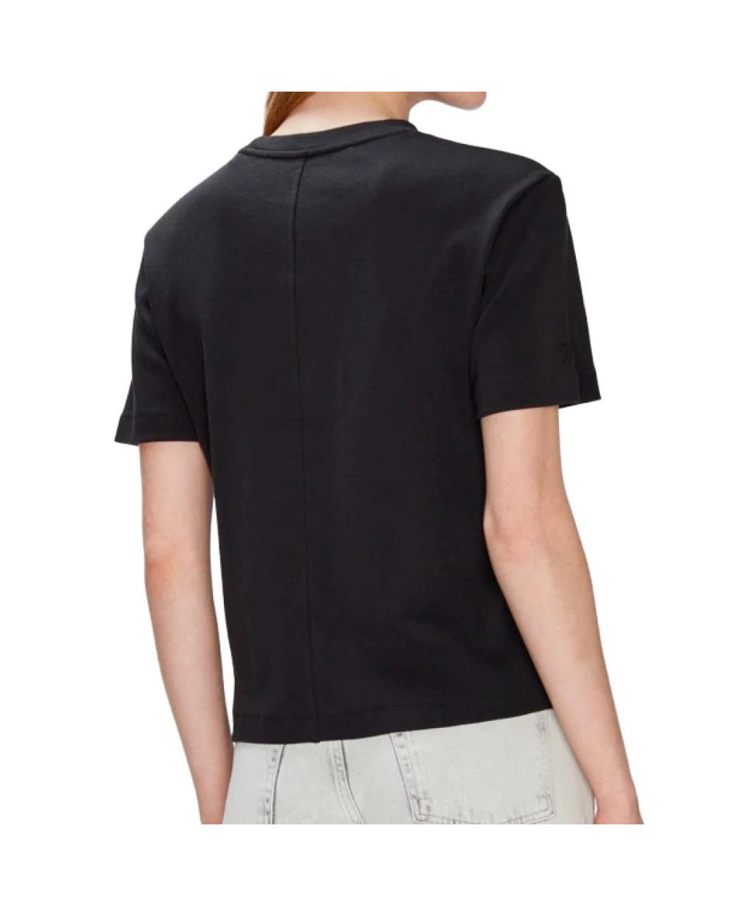7 For All Mankind Black T-Shirts