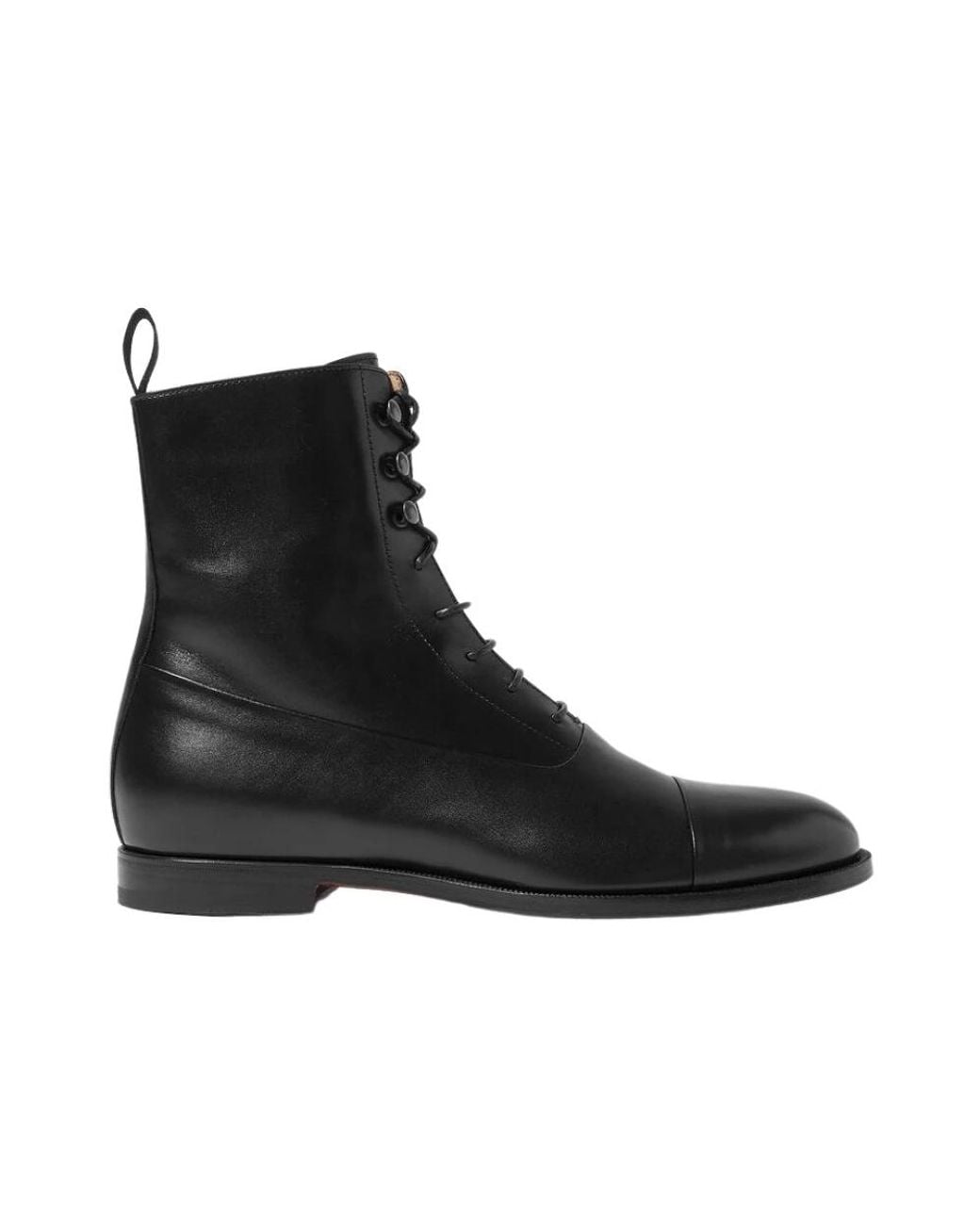 Scarosso Black Lace-Up Boots for men