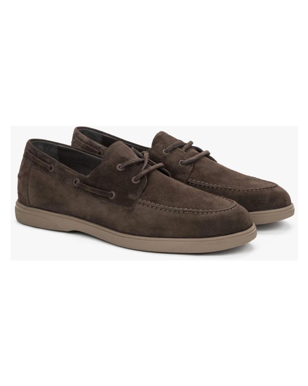 ESTRO Bootsschuhe in Brown für Herren