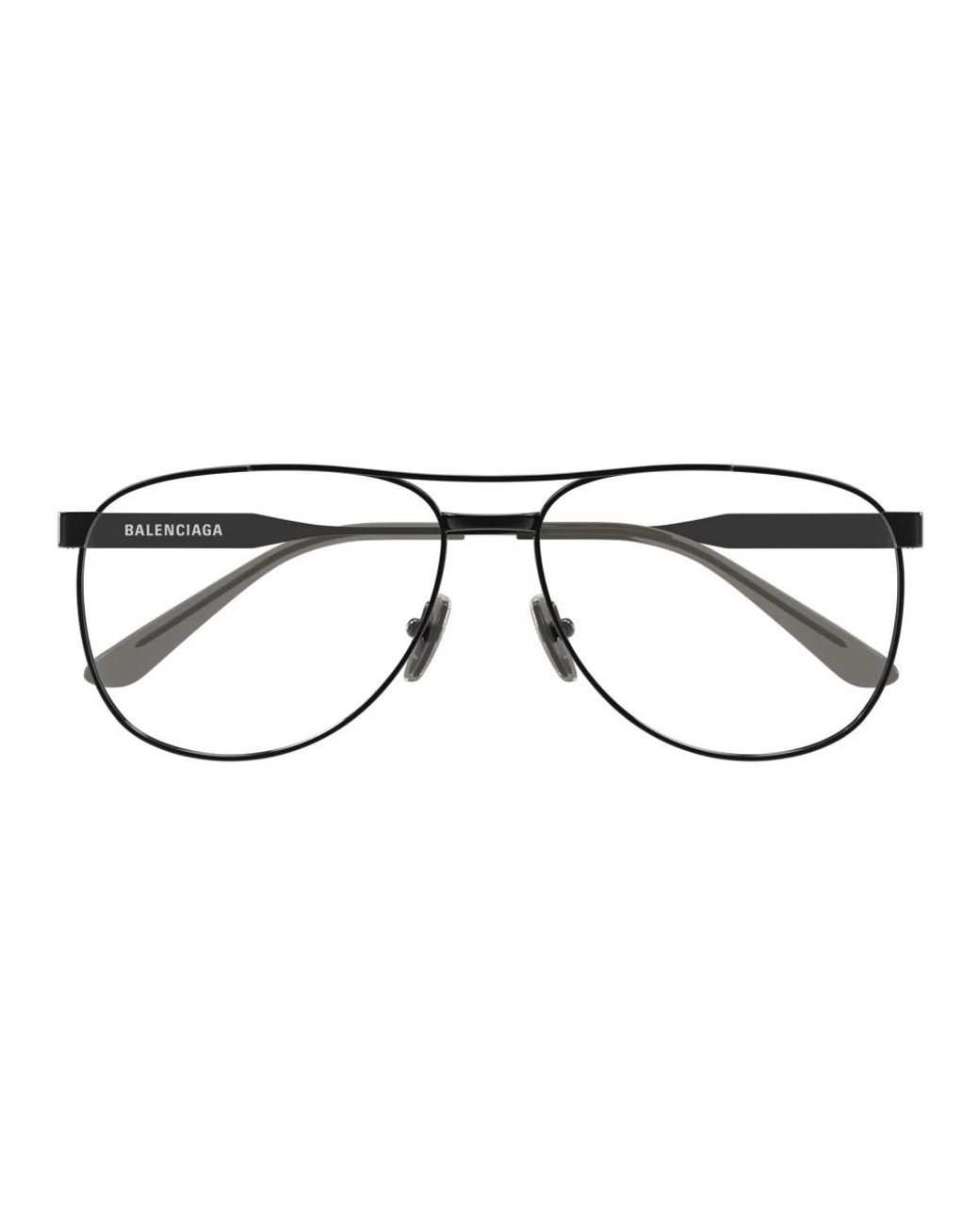 Balenciaga Black Glasses for men
