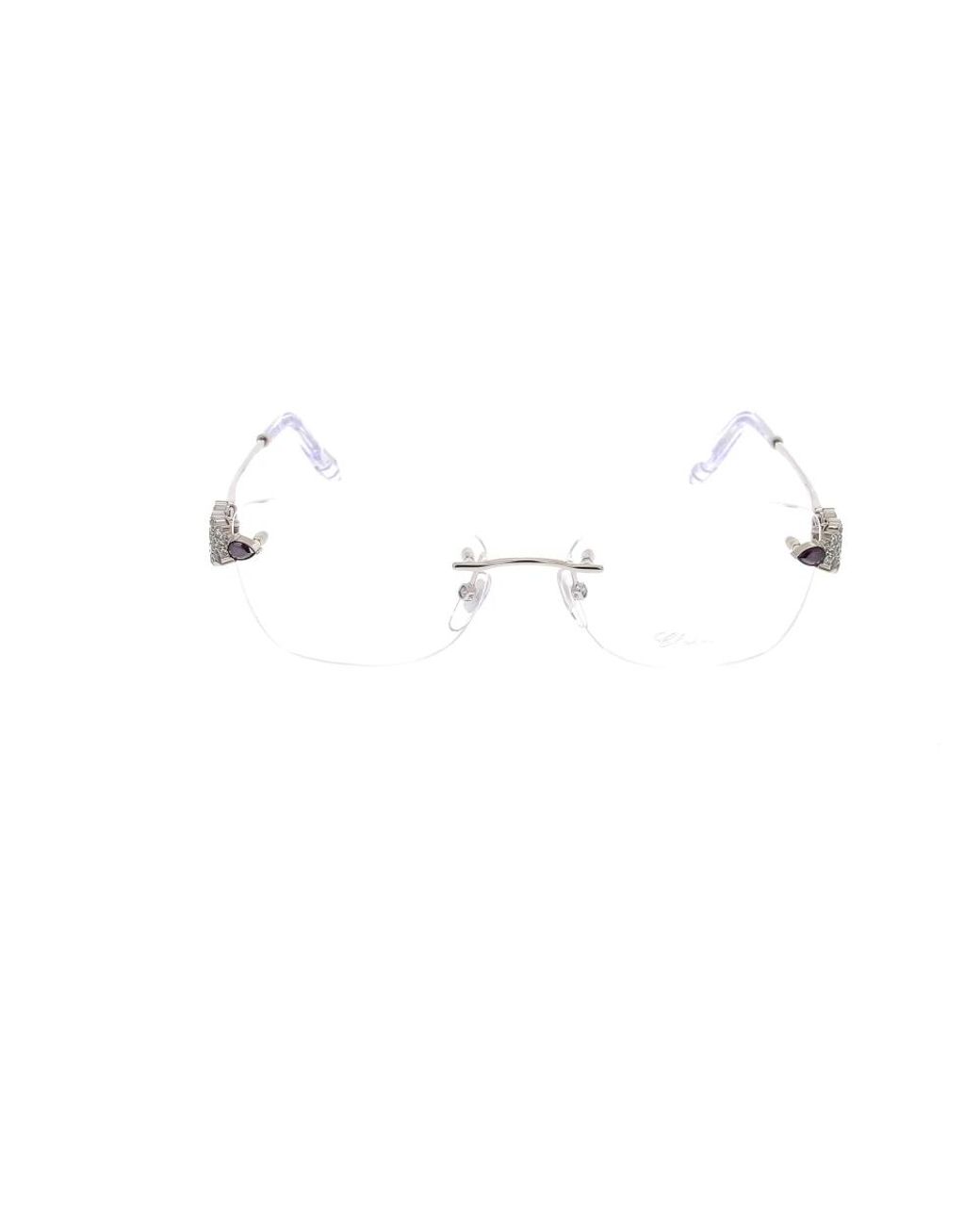 Glasses Chopard de color Metallic