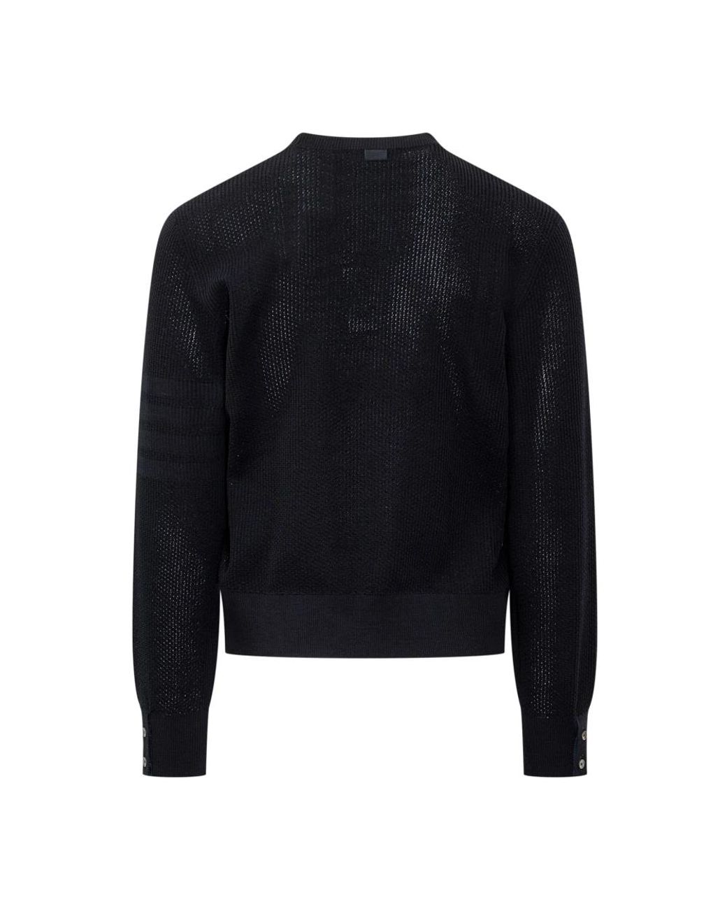 Thom Browne Blue Round-Neck Knitwear for men