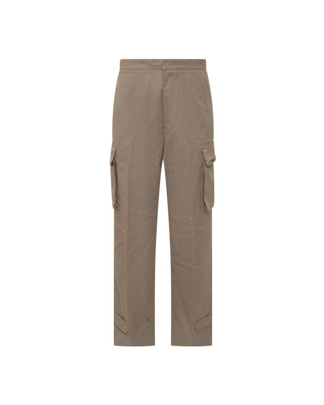 AMI Gray Straight Trousers for men