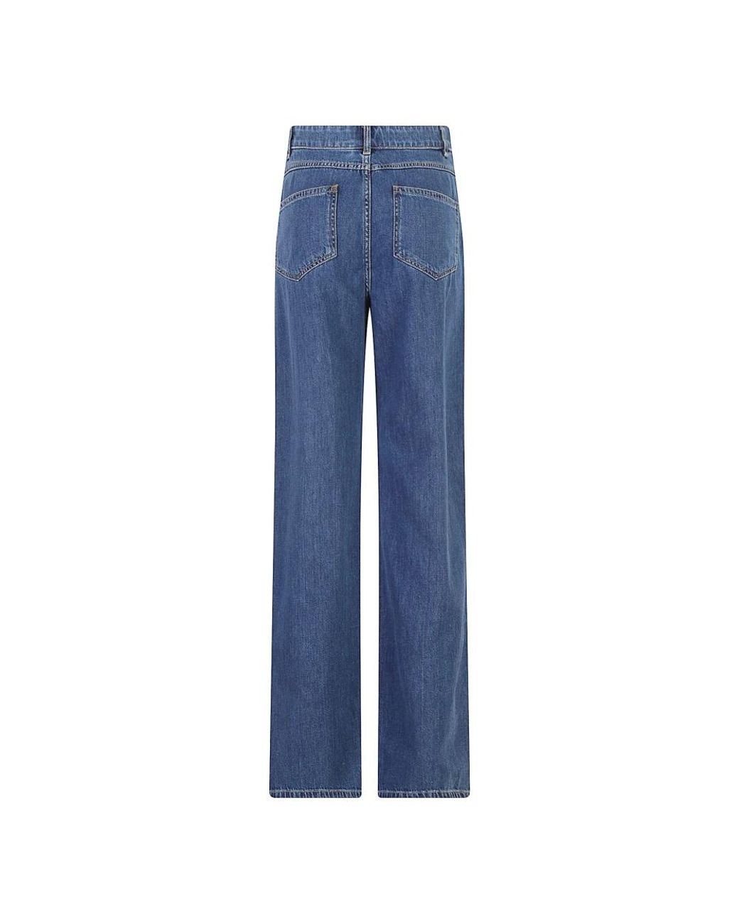 Max Mara Blue Straight Fit Jeans