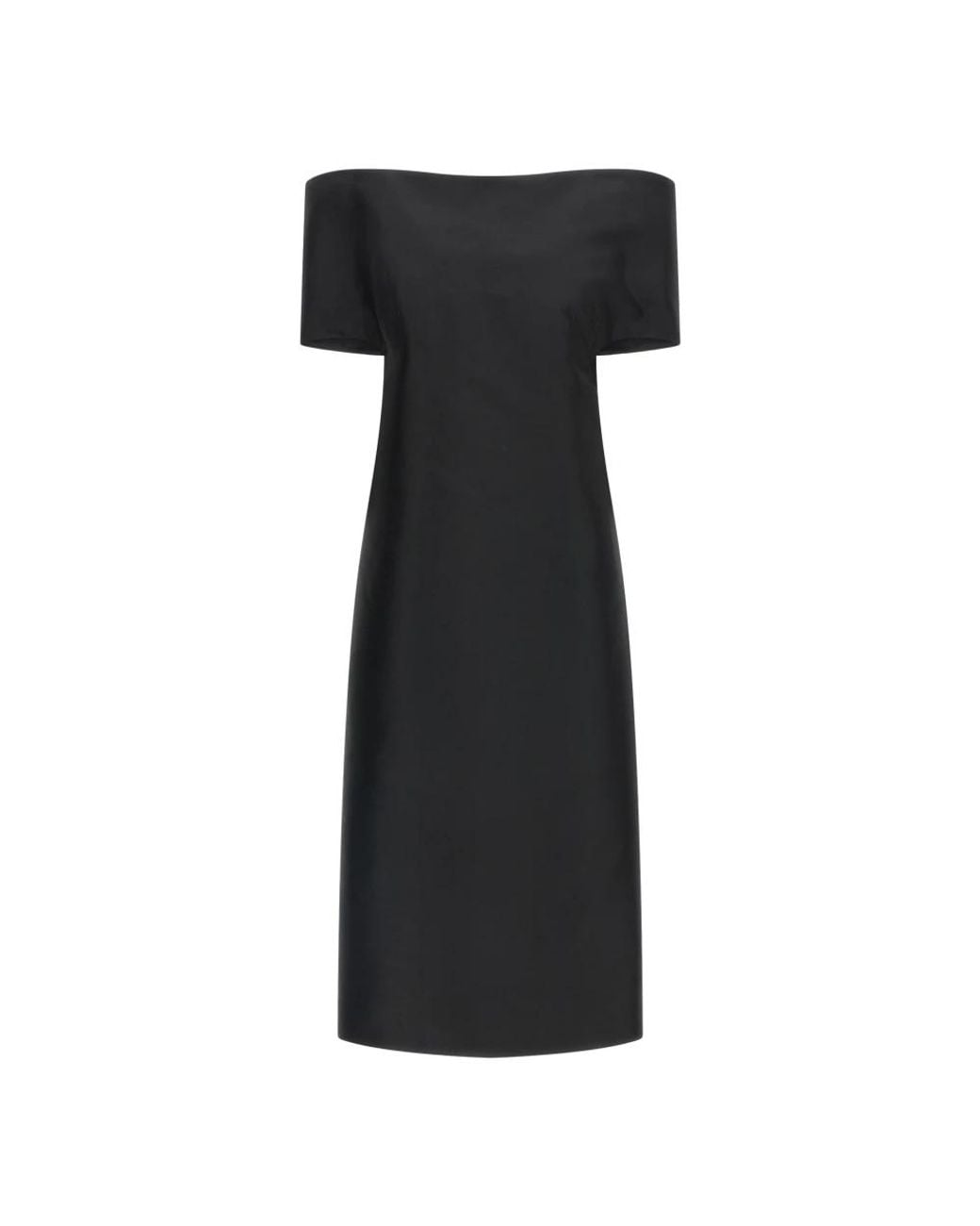 Midi Dresses Jil Sander de color Black
