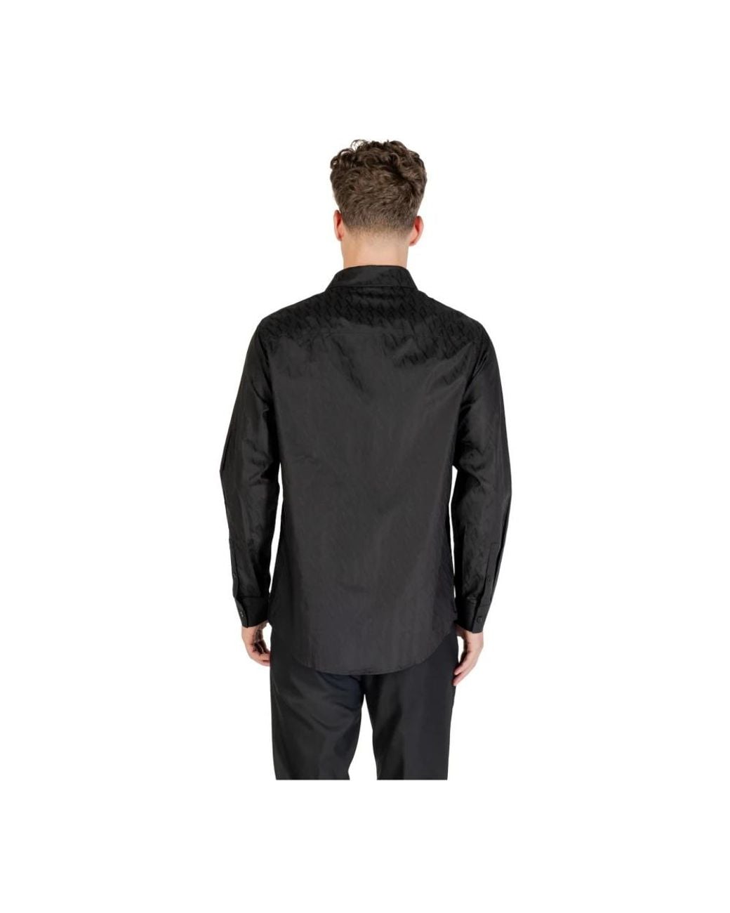 ARMANI EXCHANGE Black Casual Shirts for men