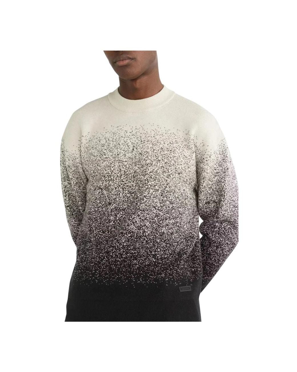 Calvin Klein Gray Round-Neck Knitwear for men