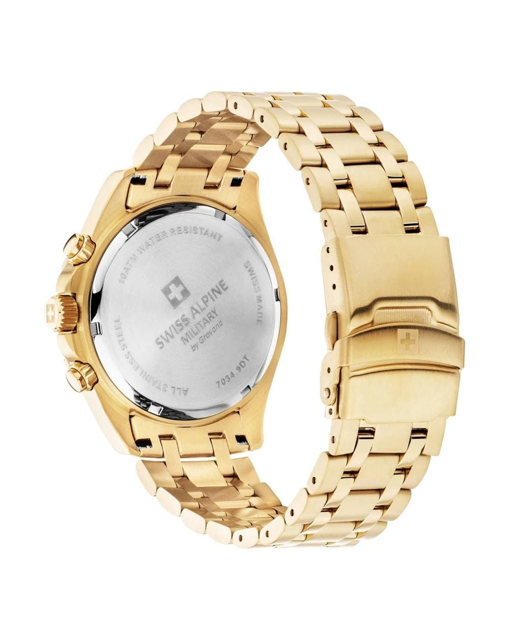 Swiss Alpine Military Metallic Watches for men