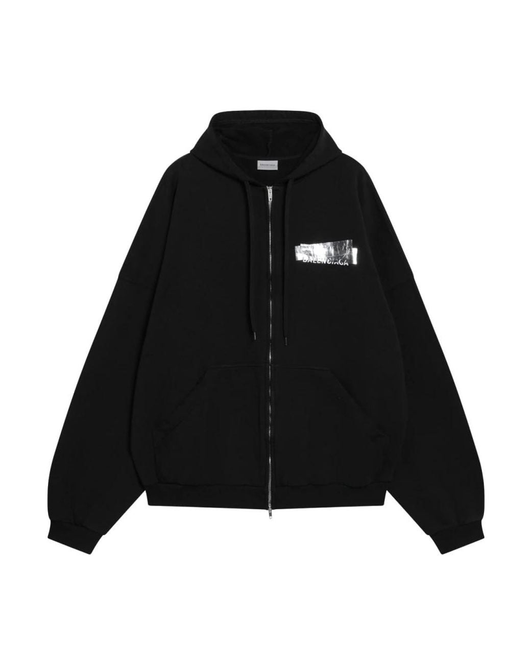 Balenciaga Black Zip-Throughs for men