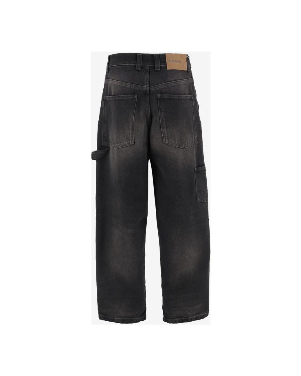 Haikure Black Straight Fit Jeans