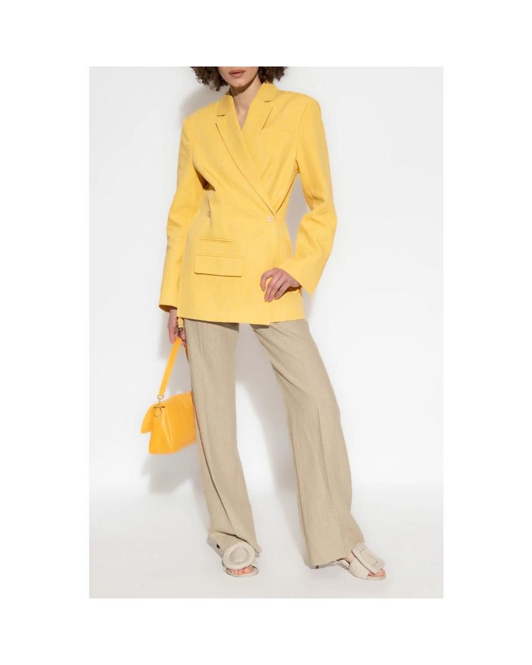 Jacquemus Yellow La Veste Tibau