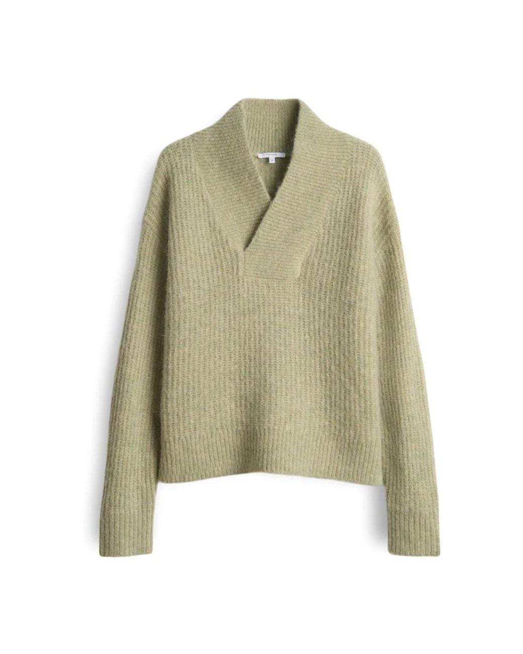 Opus Ponelope V-Hals Knit in het Green