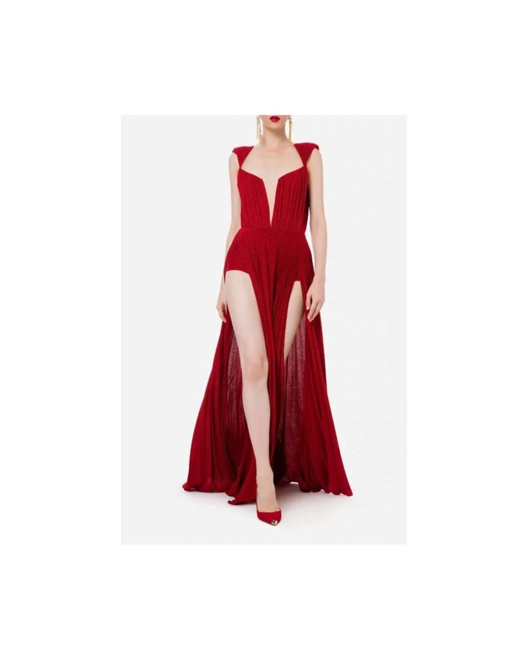 Elisabetta Franchi Red Gowns